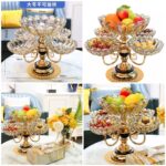 Luxury European-Style Rotatable Dry Fruits & Fruit Bowl Stand – Premium Acrylic, Multi-Layer Design